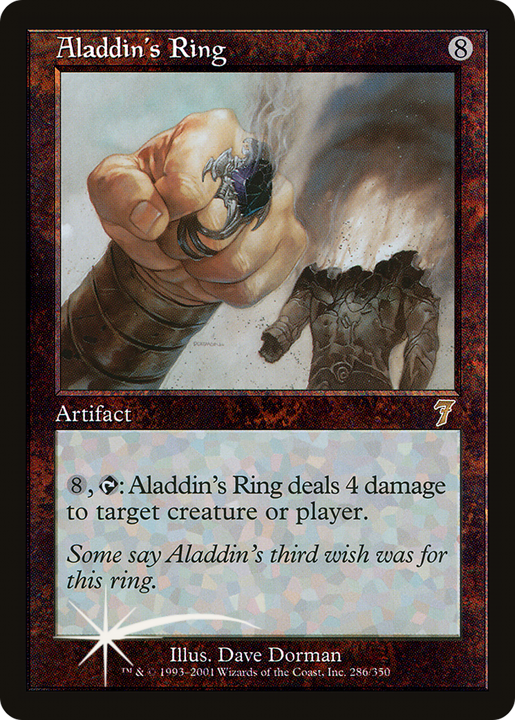 Aladdin's Ring (7ED-286★) (Foil)