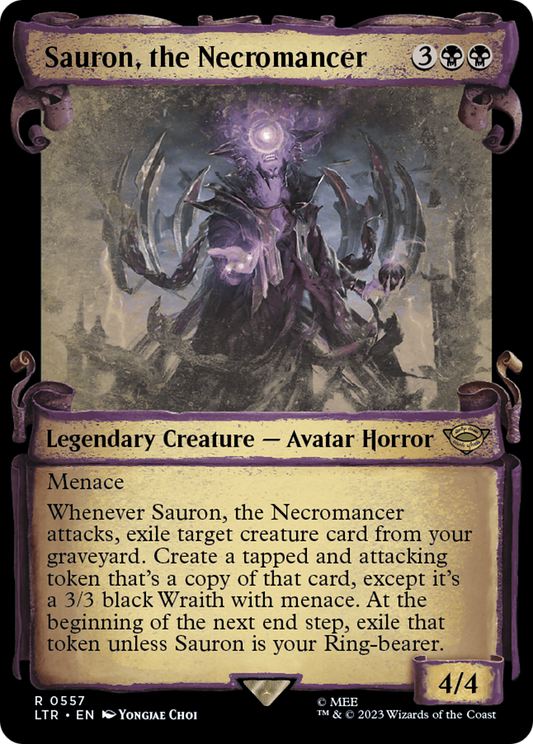 Sauron, the Necromancer (LTR-557) (Showcase) (Scroll)