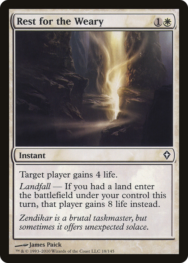 Rest for the Weary (WWK-018) (Foil)