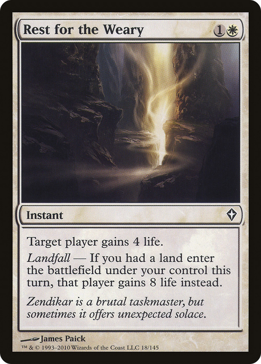 Rest for the Weary (WWK-018) (Foil)