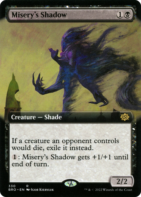 Misery's Shadow (BRO-330) (Extended Art) (Foil)