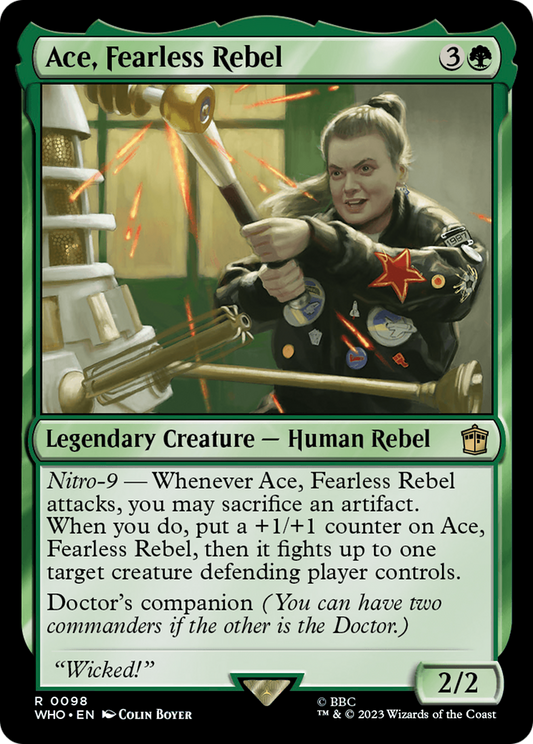 Ace, Fearless Rebel (WHO-098) (Foil)