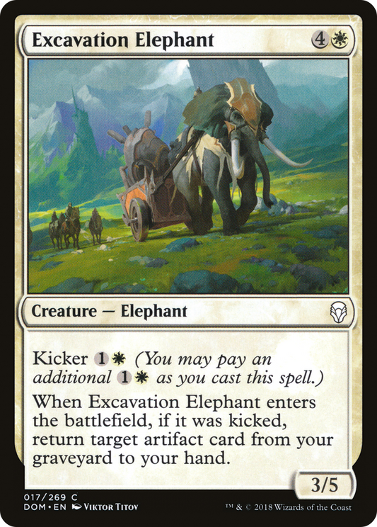Excavation Elephant (DOM-017) (Foil)
