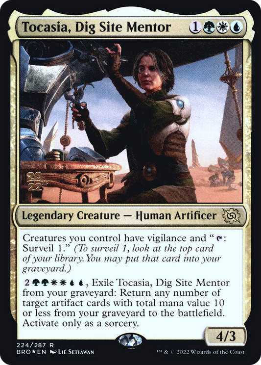 Tocasia, Dig Site Mentor (PRE-224S) (Foil)