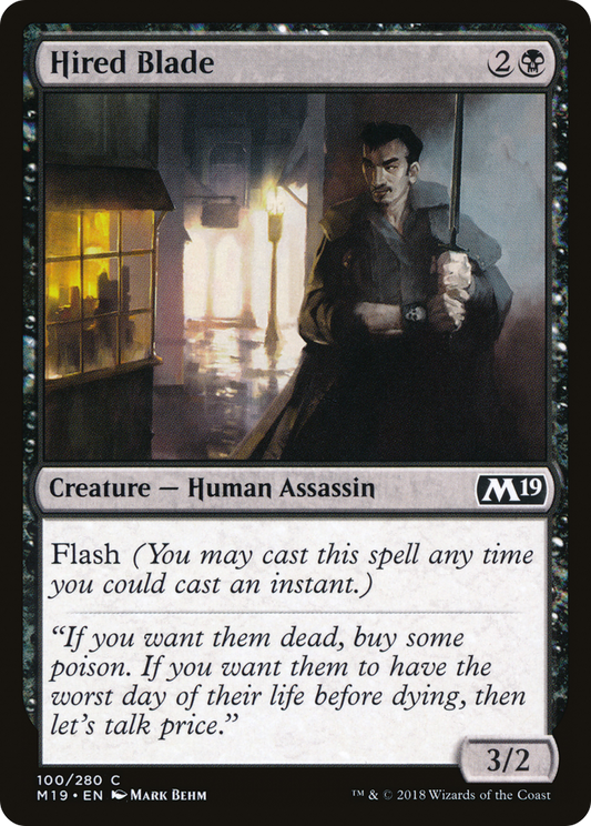 Hired Blade (M19-100) (Foil)