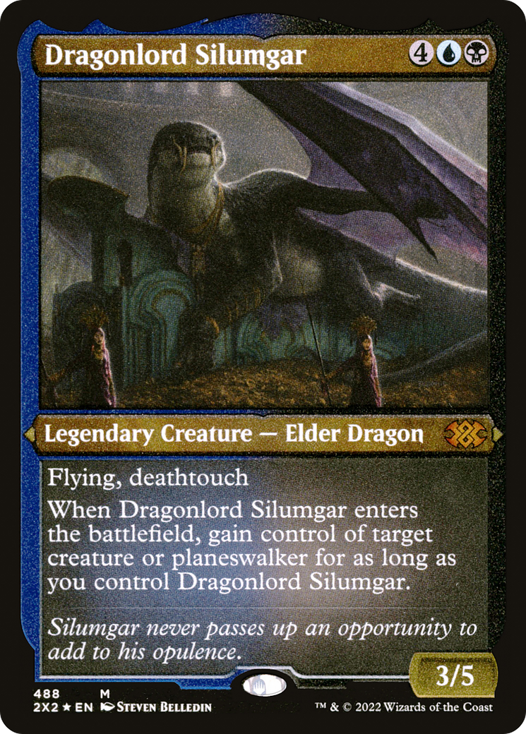 Dragonlord Silumgar (2X2-488) (Etched Foil)