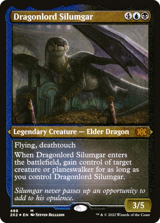 Dragonlord Silumgar (2X2-488) (Etched Foil)