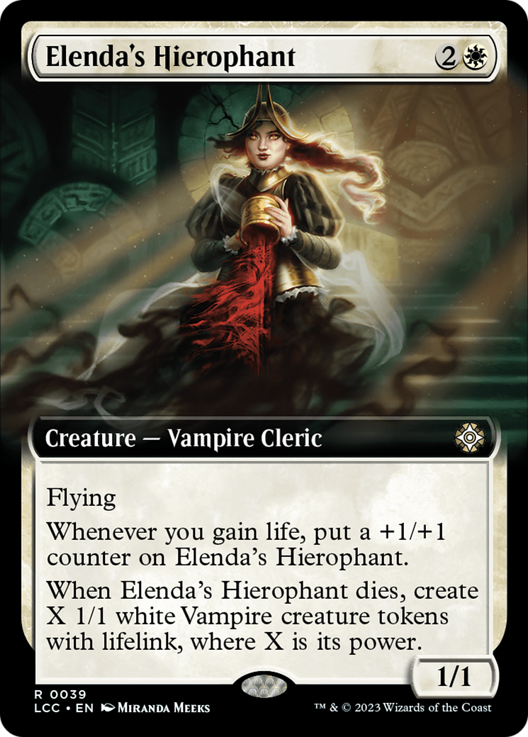 Elenda's Hierophant (LCC-039) (Extended Art)