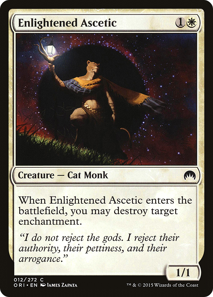Enlightened Ascetic (ORI-012) (Foil)