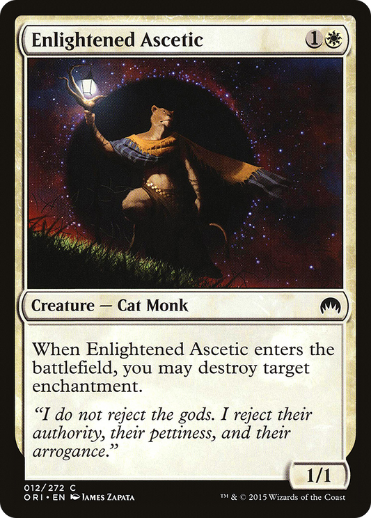 Enlightened Ascetic (ORI-012) (Foil)