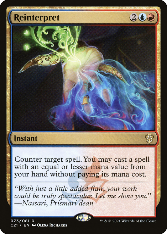 Reinterpret (C21-073)