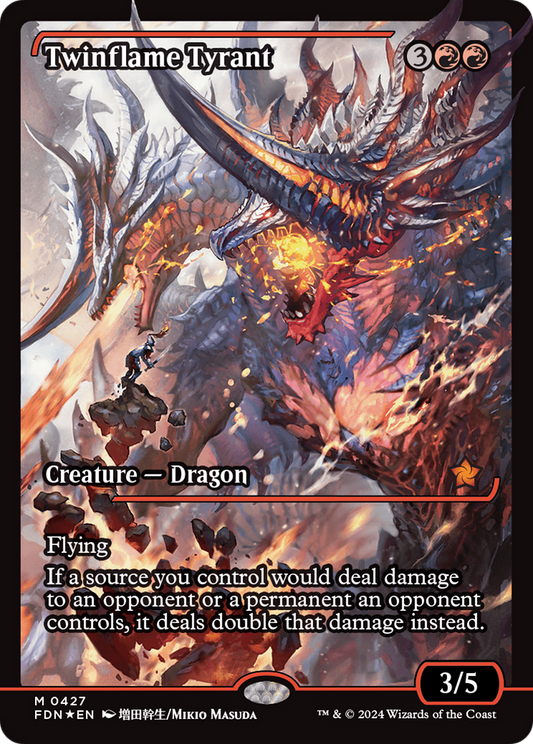 Twinflame Tyrant (FDN-427) (Showcase) (Foil)