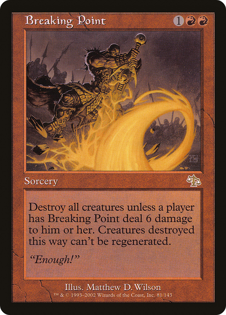 Breaking Point (JUD-081) (Foil)