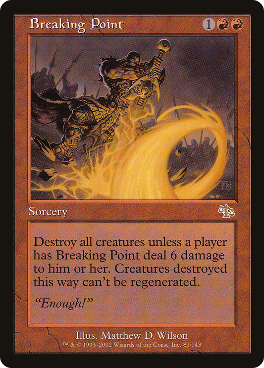 Breaking Point (JUD-081) (Foil)