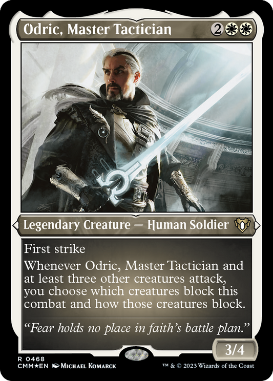 Odric, Master Tactician (CMM-468) (Etched Foil)