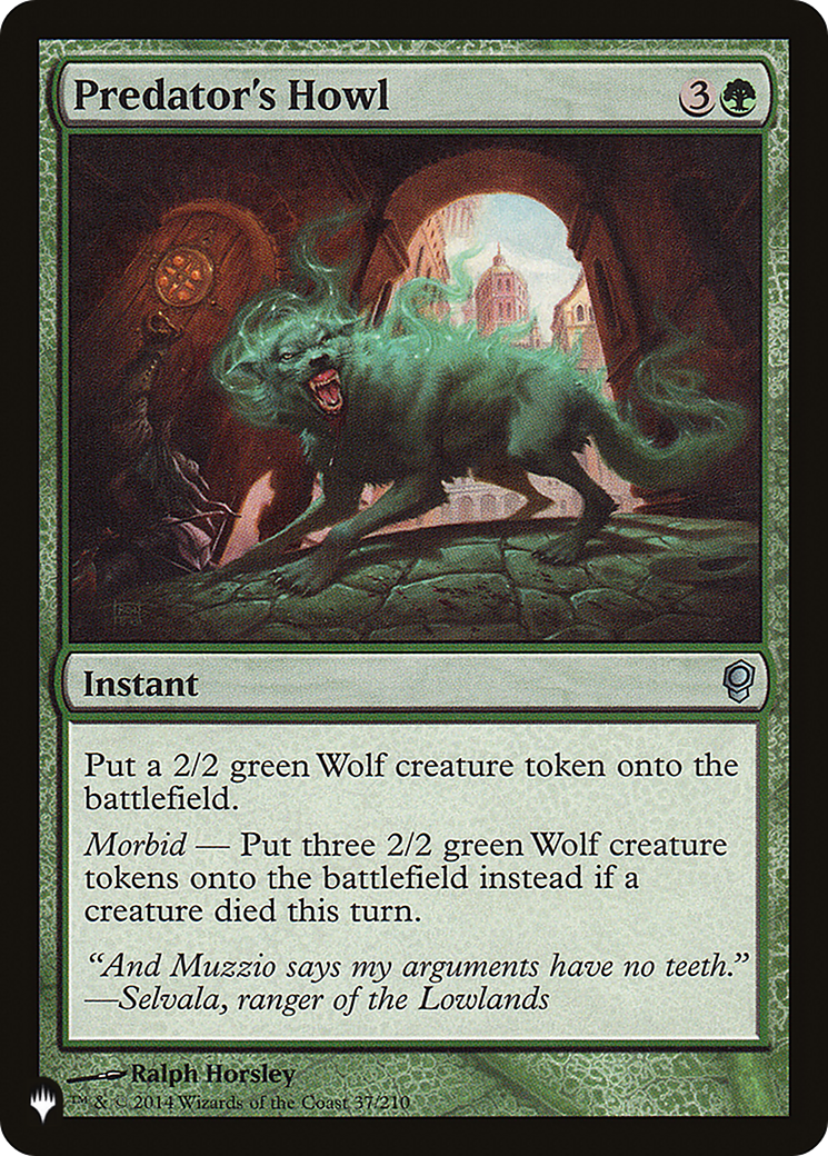 Predator's Howl (LIST-CNS-37)