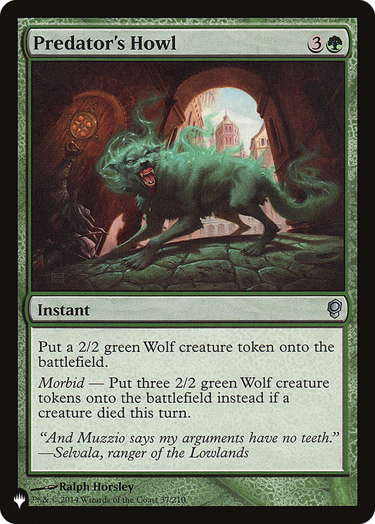 Predator's Howl (LIST-CNS-37)
