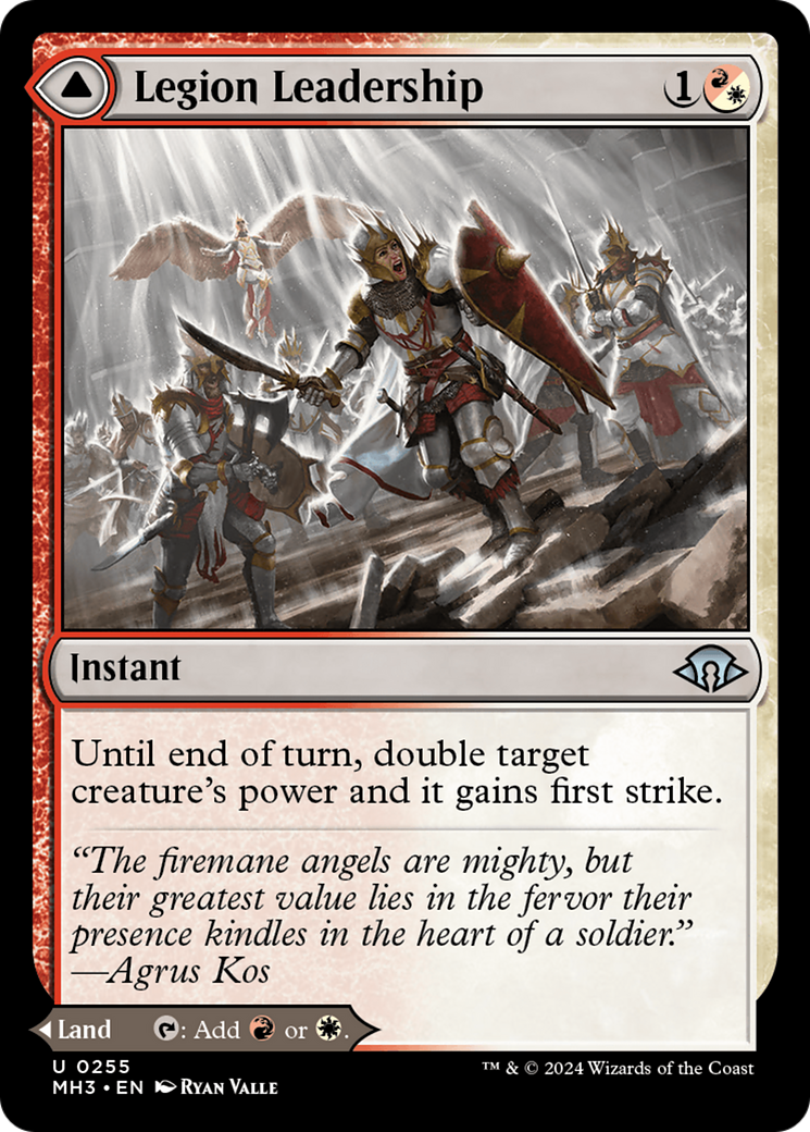 Legion Leadership // Legion Stronghold (MH3-255) (Foil)