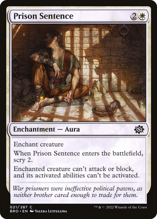 Prison Sentence (BRO-021) (Foil)