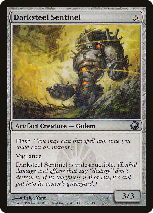 Darksteel Sentinel (SOM-152) (Foil)