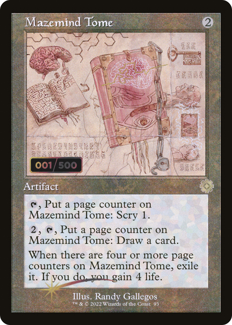 Mazemind Tome (BRR-93Z) (Foil) (Serialized)