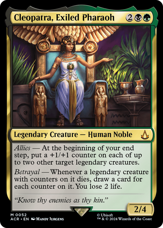 Cleopatra, Exiled Pharaoh (ACR-052) (Foil)