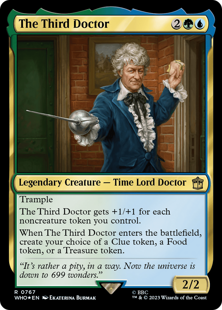 The Third Doctor (WHO-767) (Surge Foil)
