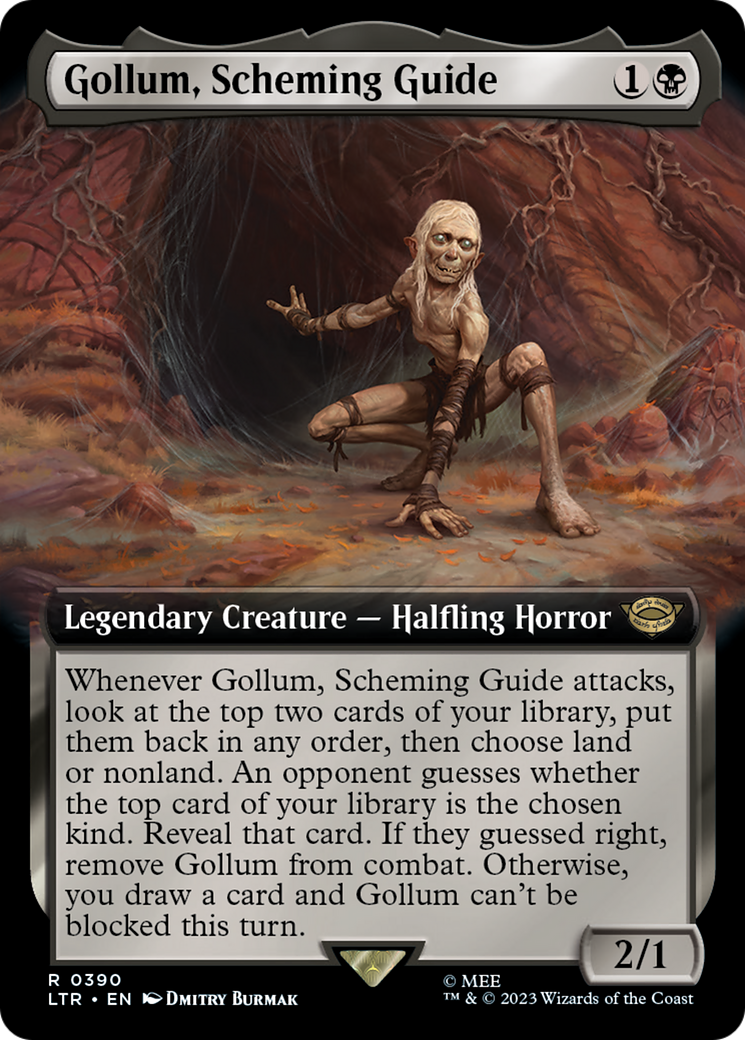 Gollum, Scheming Guide (LTR-390) (Extended Art)