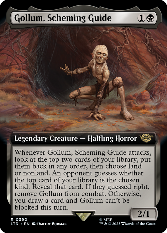Gollum, Scheming Guide (LTR-390) (Extended Art)