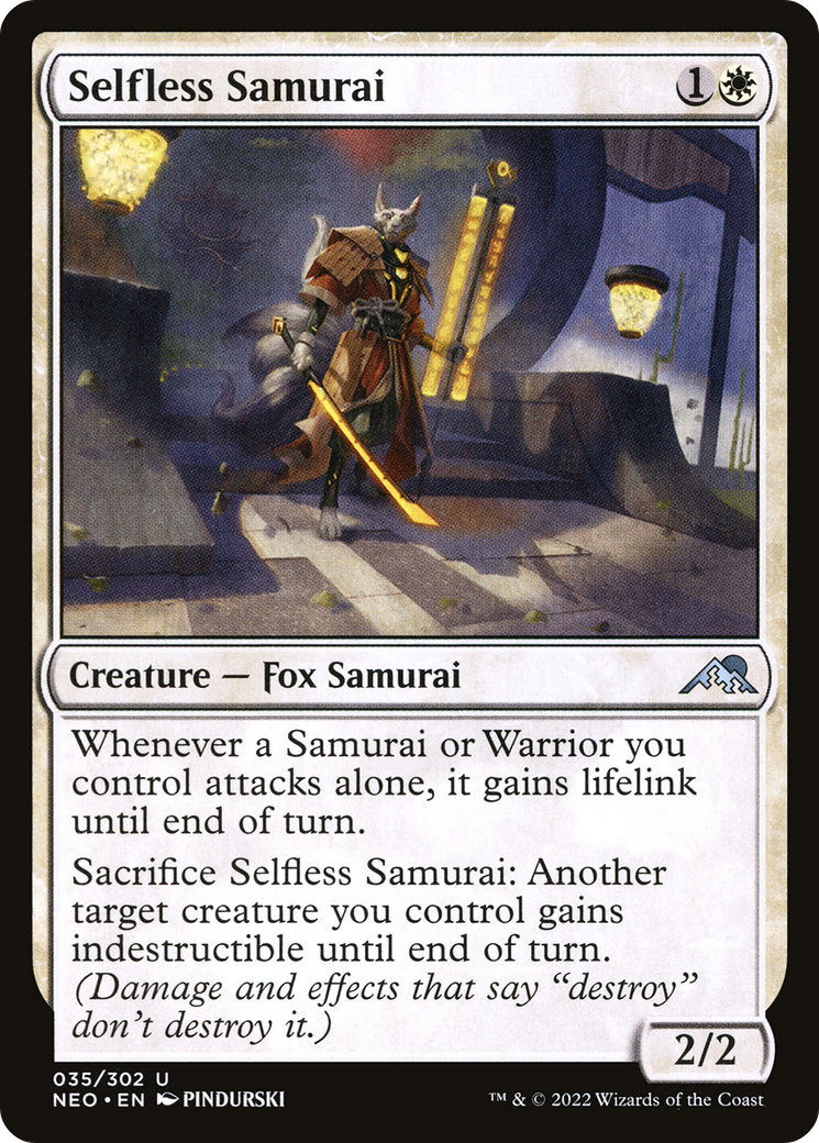 Selfless Samurai (NEO-035) (Foil)