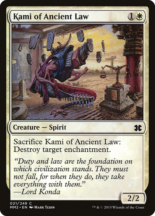 Kami of Ancient Law (MM2-021)