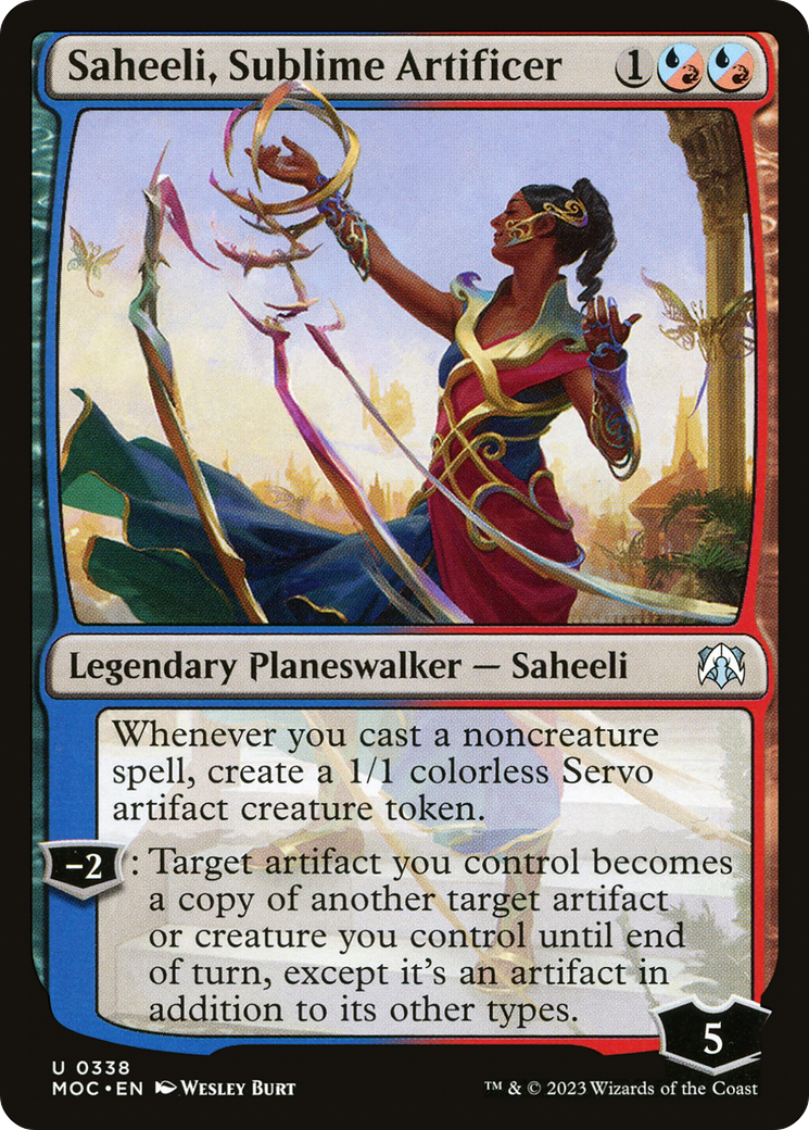 Saheeli, Sublime Artificer (MOC-338)