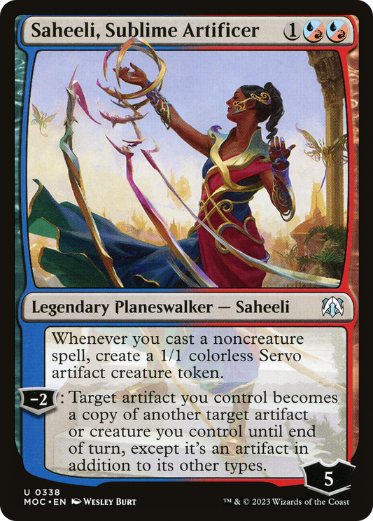 Saheeli, Sublime Artificer (MOC-338)