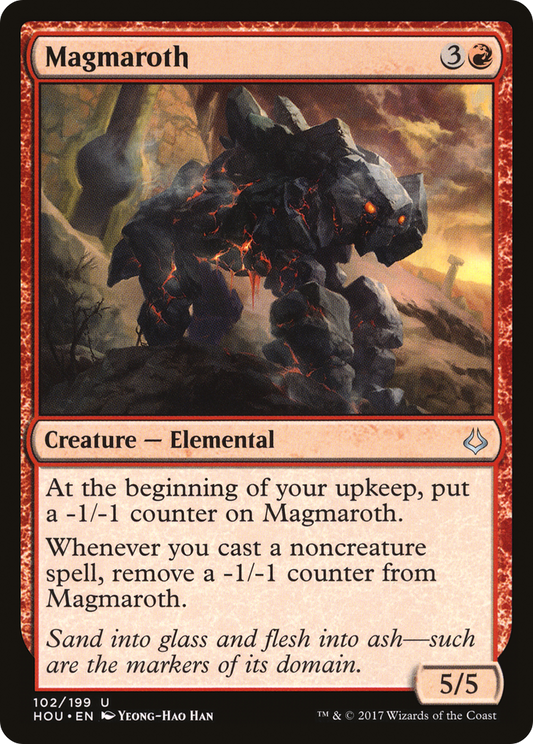 Magmaroth (HOU-102) (Foil)