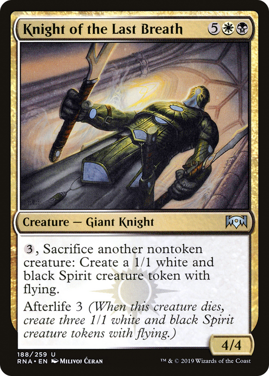 Knight of the Last Breath (RNA-188) (Foil)