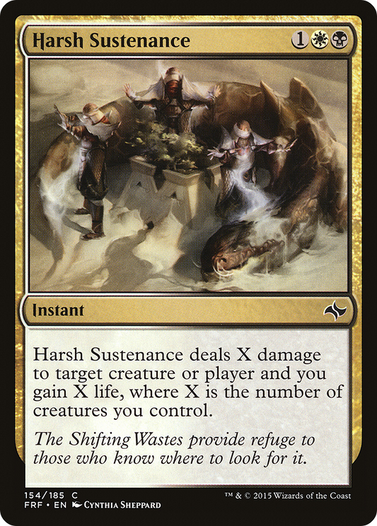 Harsh Sustenance (FRF-154) (Foil)