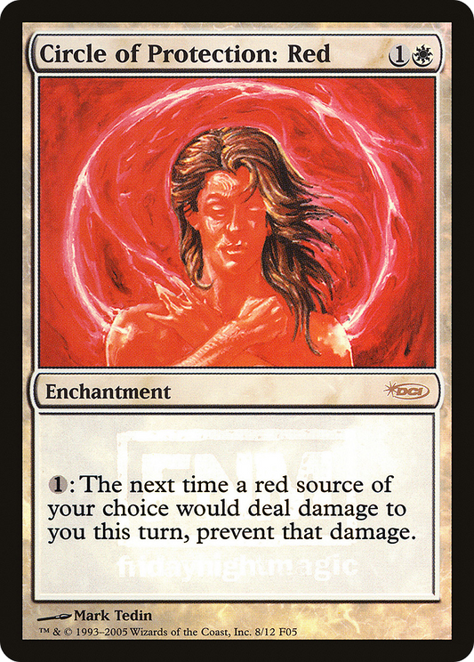 Circle of Protection: Red (FNM-008) (Foil)