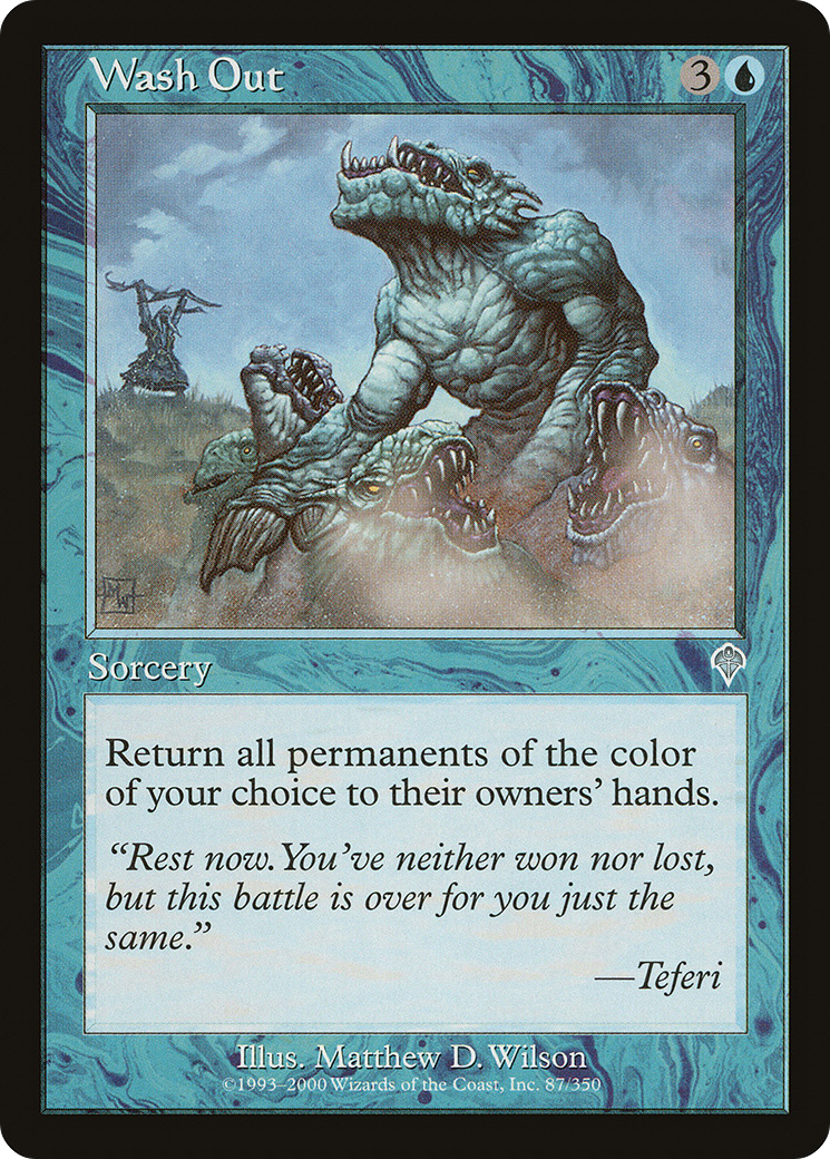 Wash Out (INV-087) (Foil)