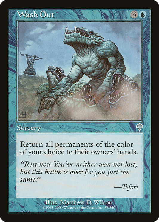 Wash Out (INV-087) (Foil)