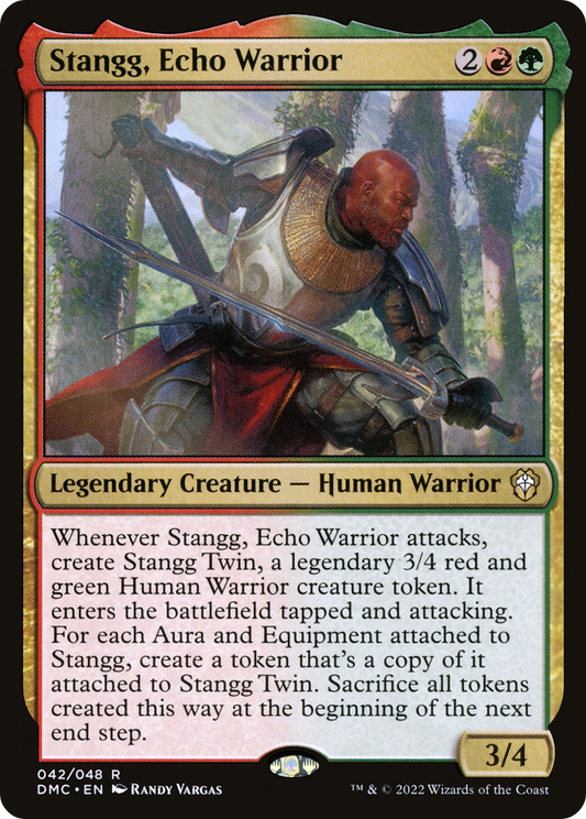 Stangg, Echo Warrior (DMC-042) (Foil)