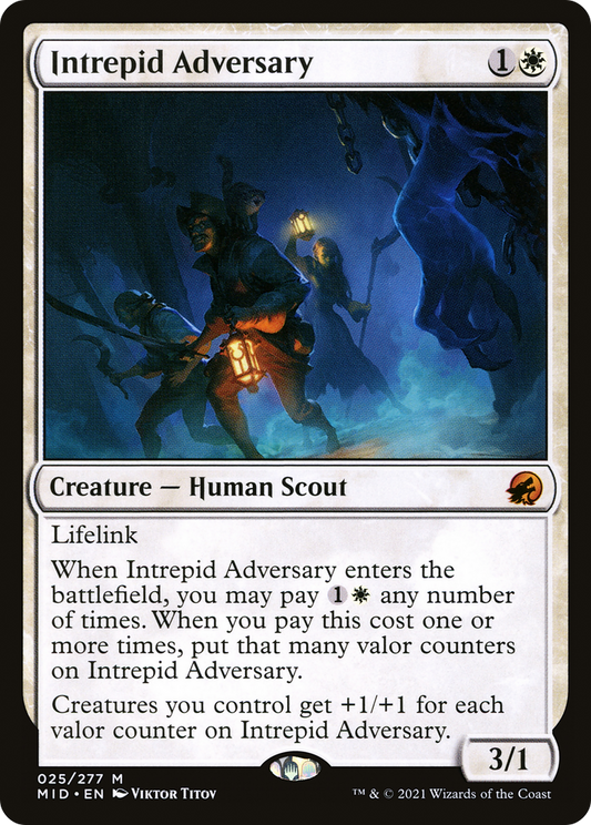 Intrepid Adversary (MID-025) (Foil)