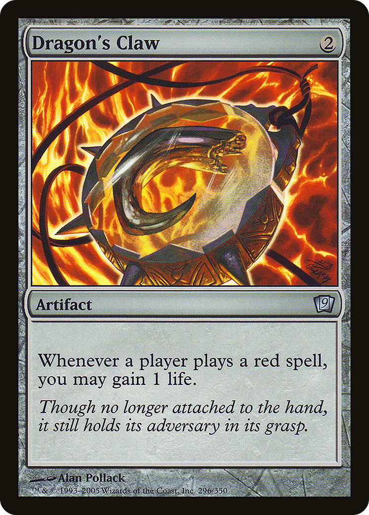Dragon's Claw (9ED-296★) (Foil)