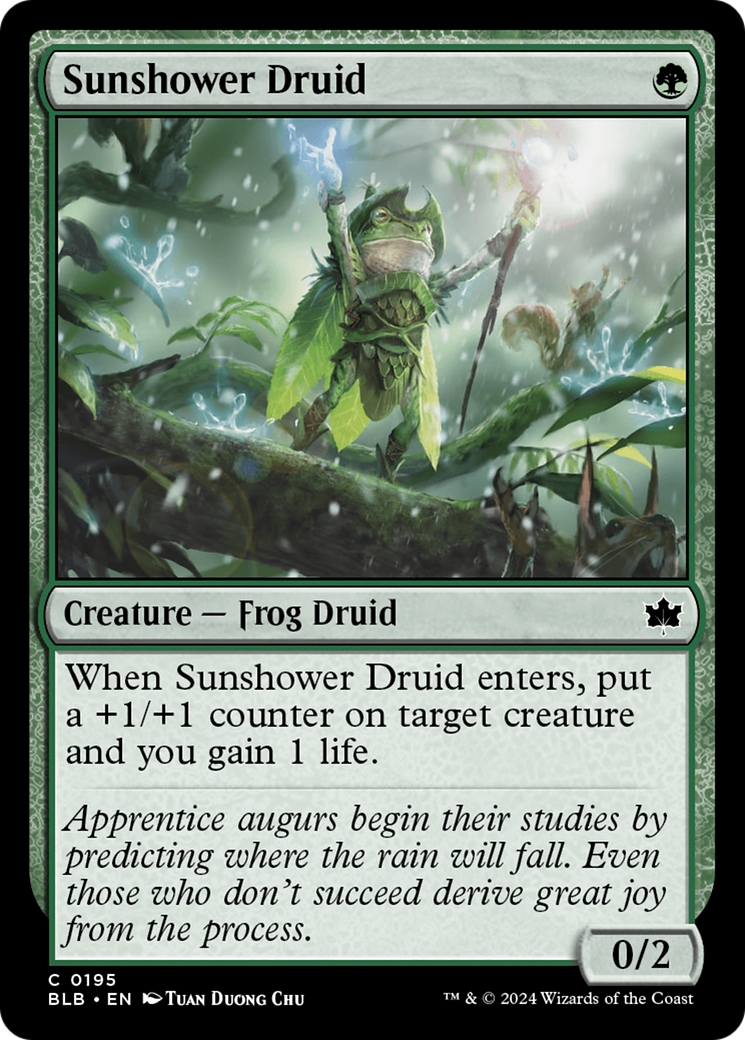 Sunshower Druid (BLB-195) (Foil)