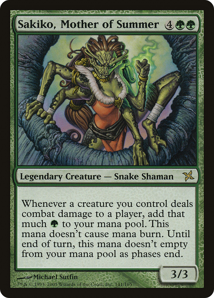 Sakiko, Mother of Summer (BOK-141) (Foil)