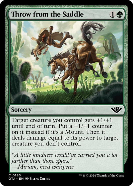 Throw from the Saddle (OTJ-185) (Foil)