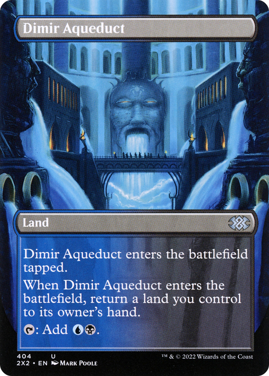 Dimir Aqueduct (2X2-404) (Borderless) (Foil)