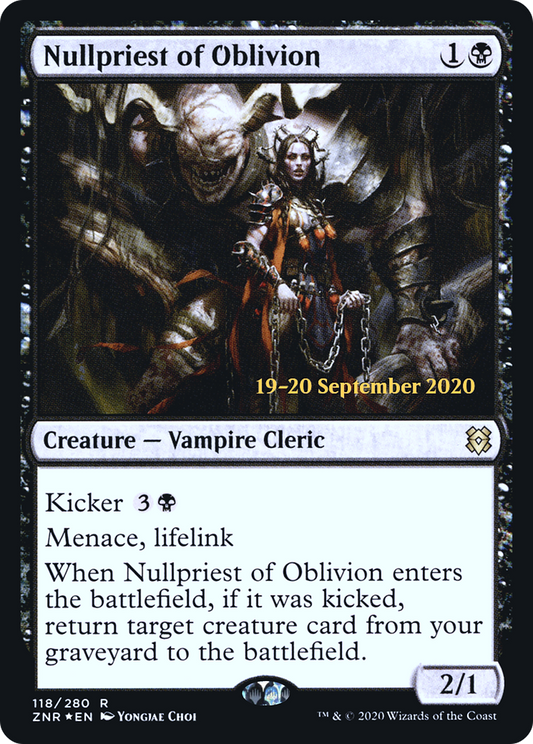 Nullpriest of Oblivion (PRE-118S) (Foil)