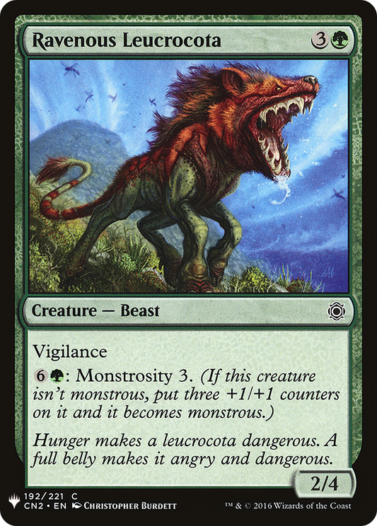 Ravenous Leucrocota (LIST-CN2-192)
