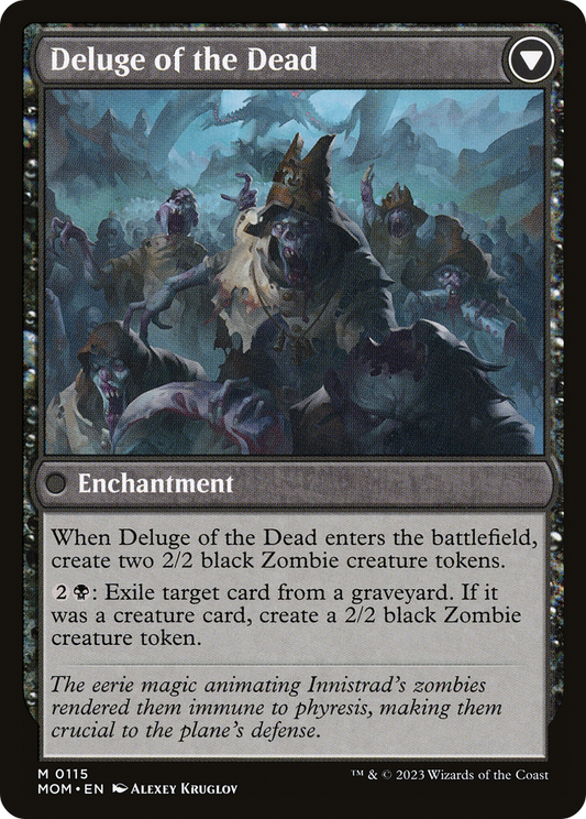 Invasion of Innistrad // Deluge of the Dead (MOM-115) (Foil)