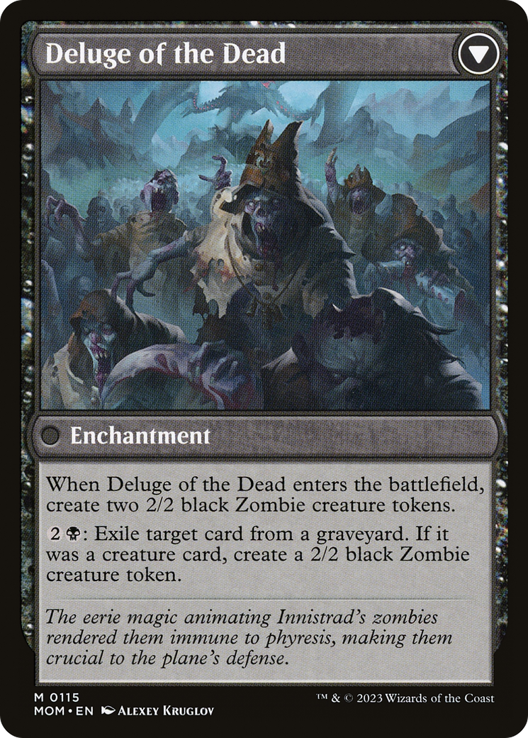 Invasion of Innistrad // Deluge of the Dead (MOM-115)